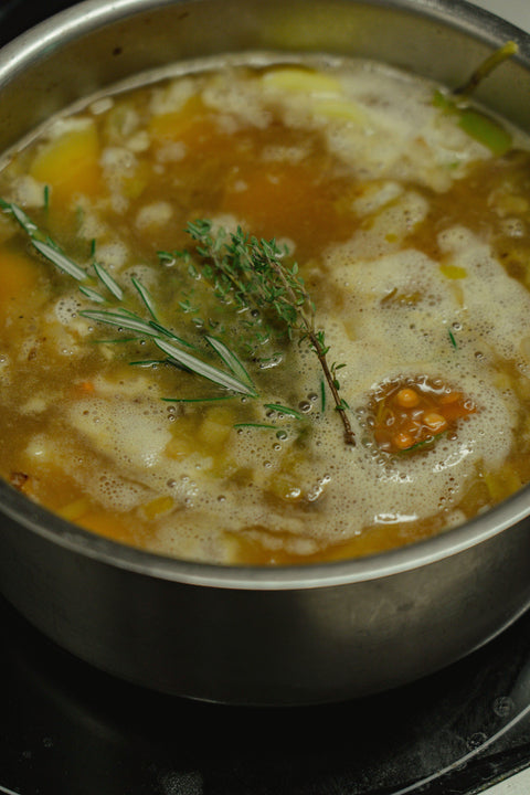 Kartoffel Linsen Suppe